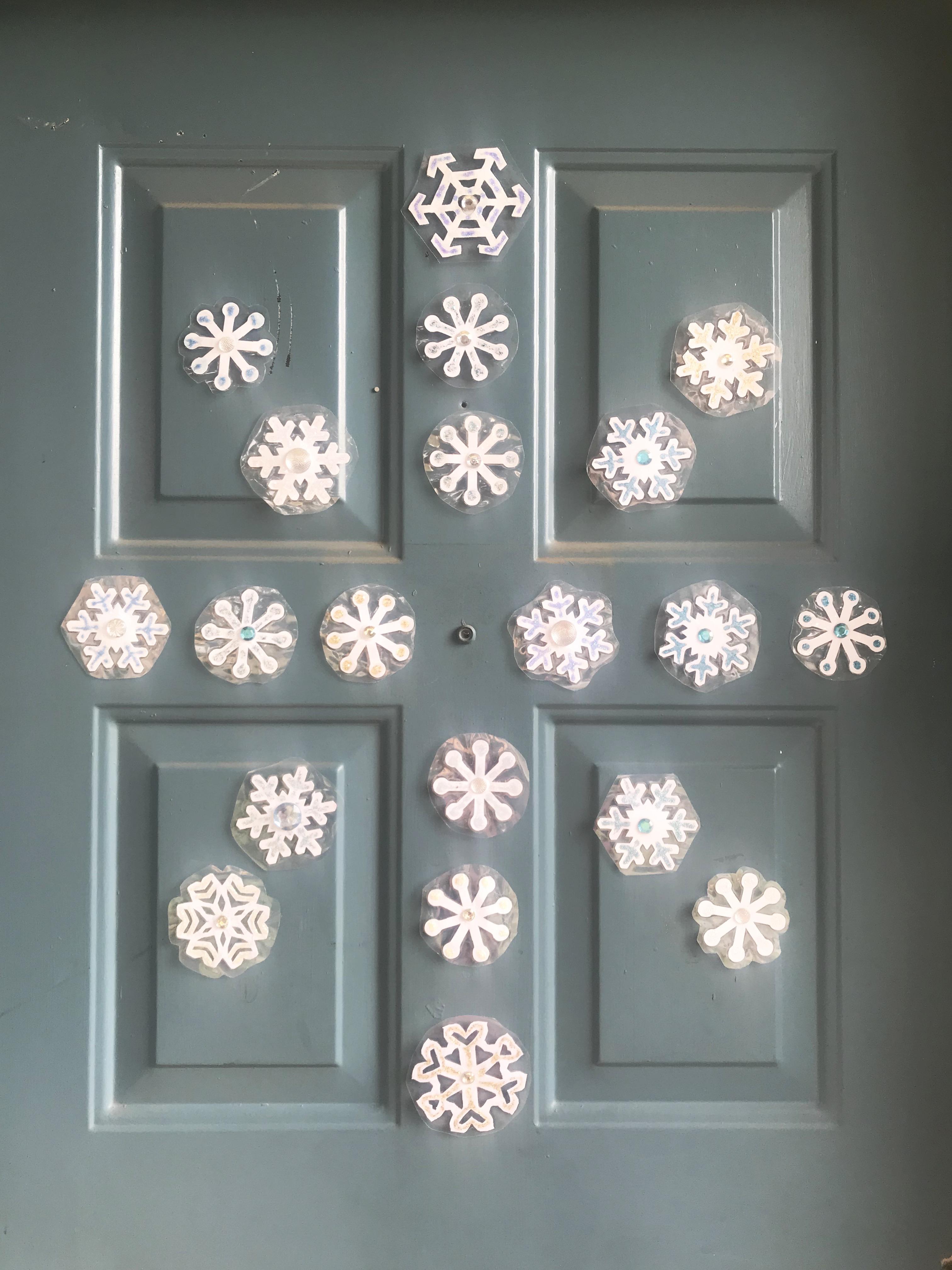 Snowflake Magnets for Your Front Door