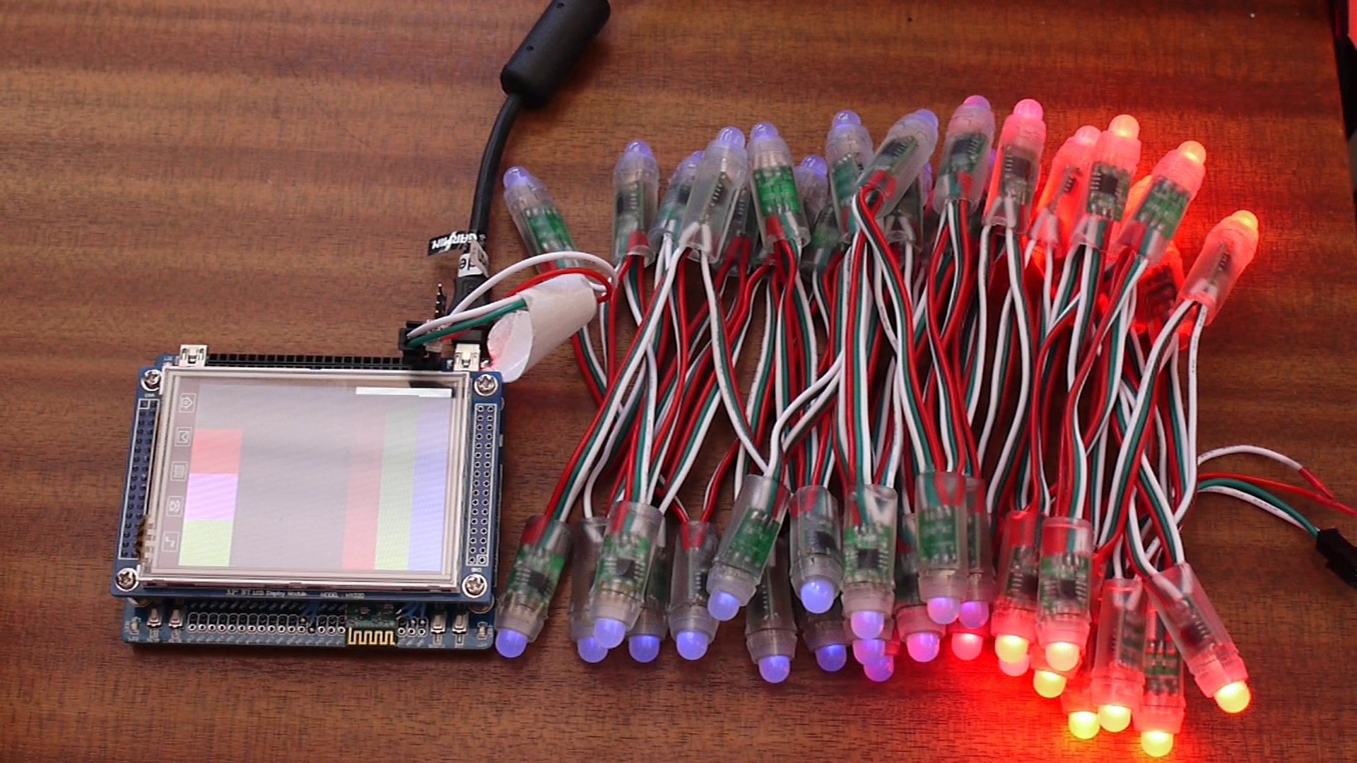 Touchscreen RGB Light Controller