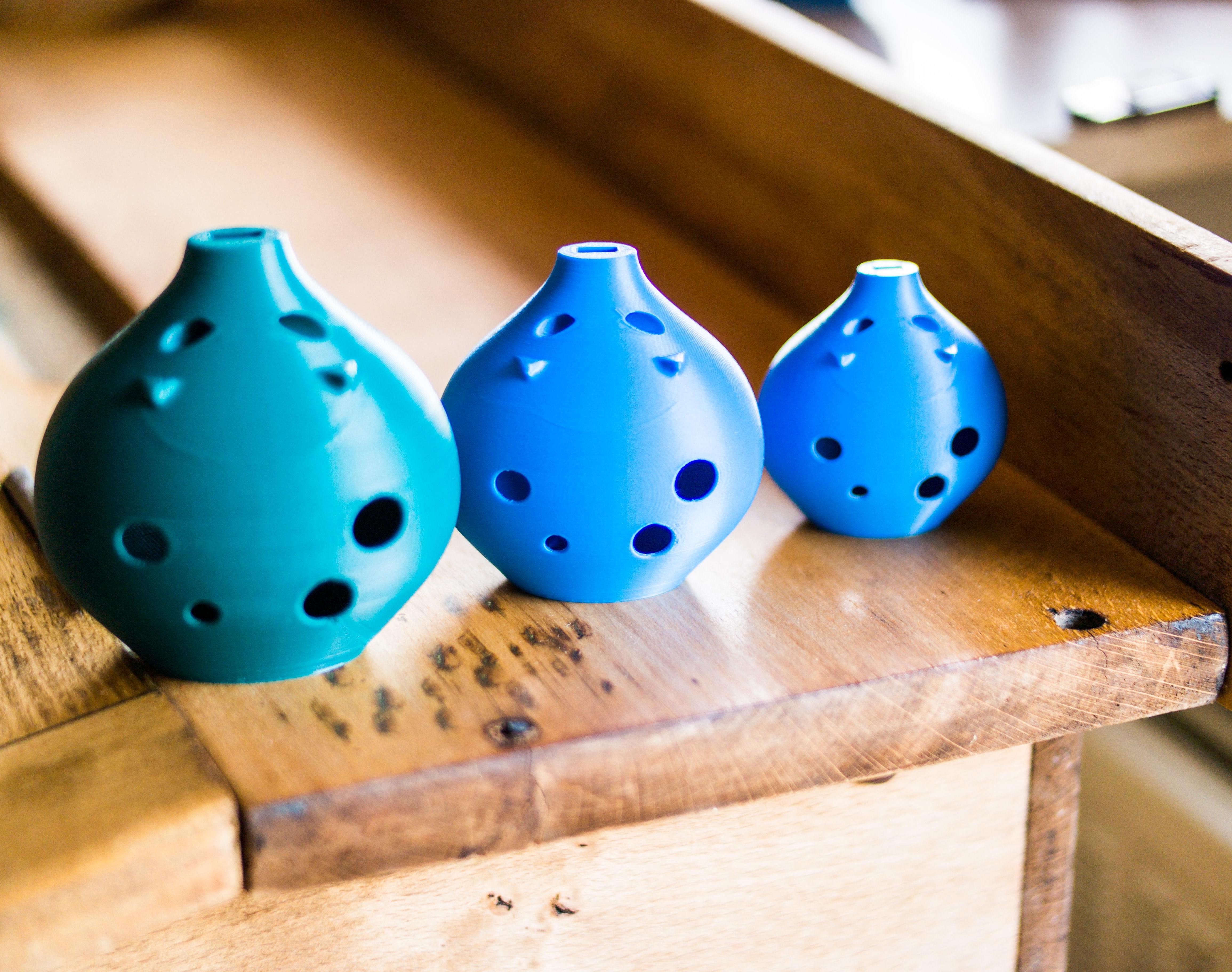 Music Instrument Ocarina Fully 3d Printable (Pig) Necklace for Kids :)