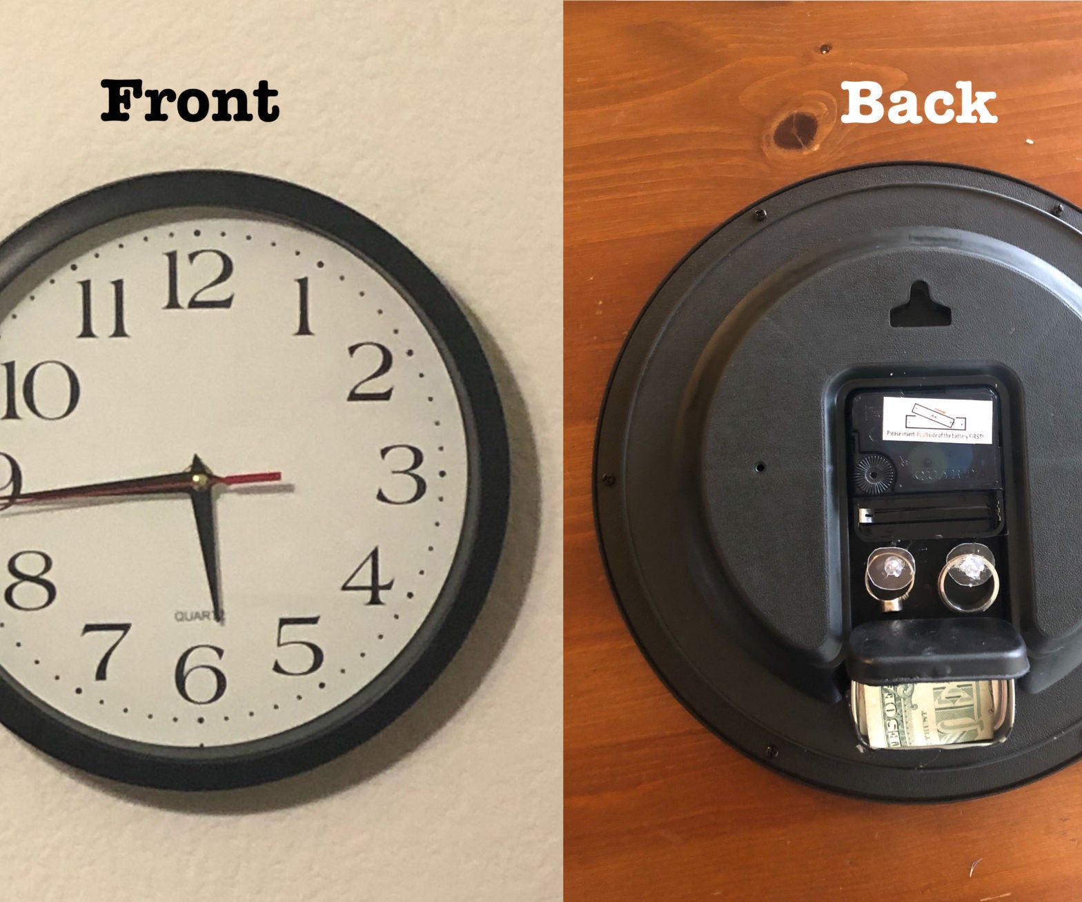 DIY Super Secret Safe Clock