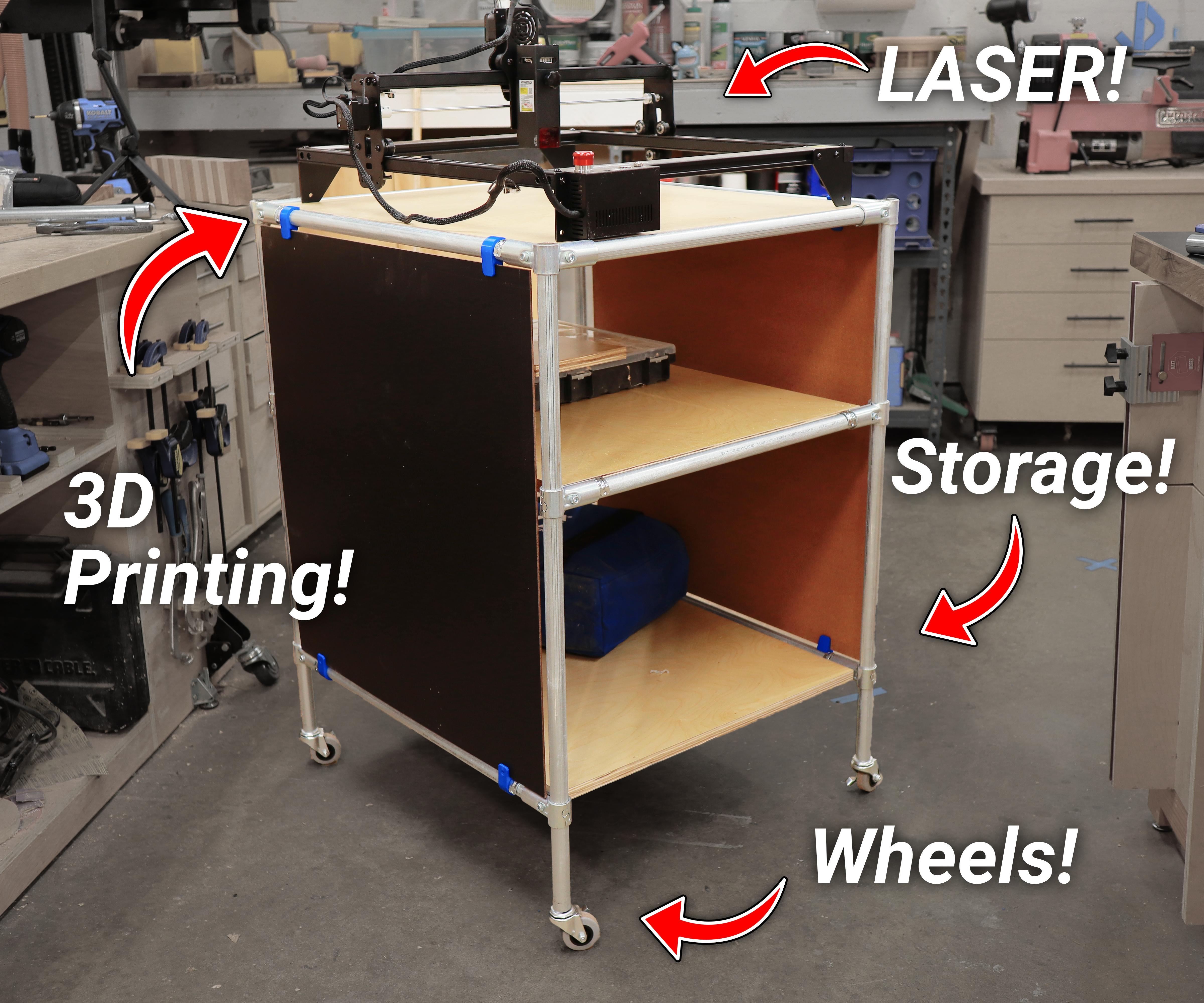 Build a Mobile Shop Cart...out of Conduit!