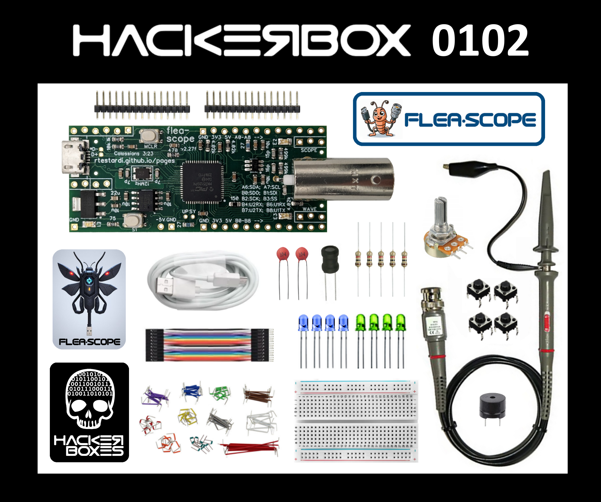 HackerBox 0102: Flea-Scope