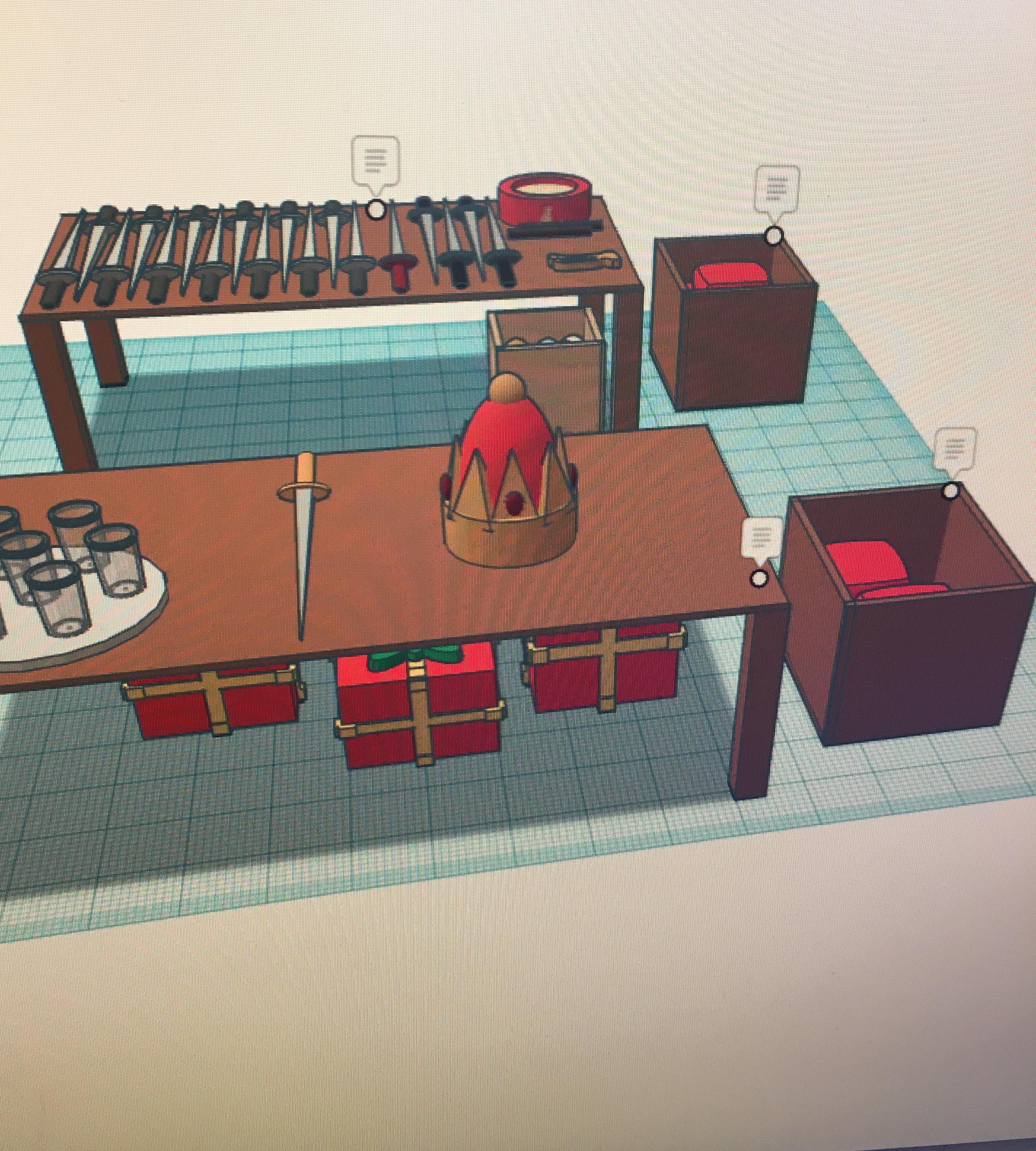 Tinkercad Prop Table Project