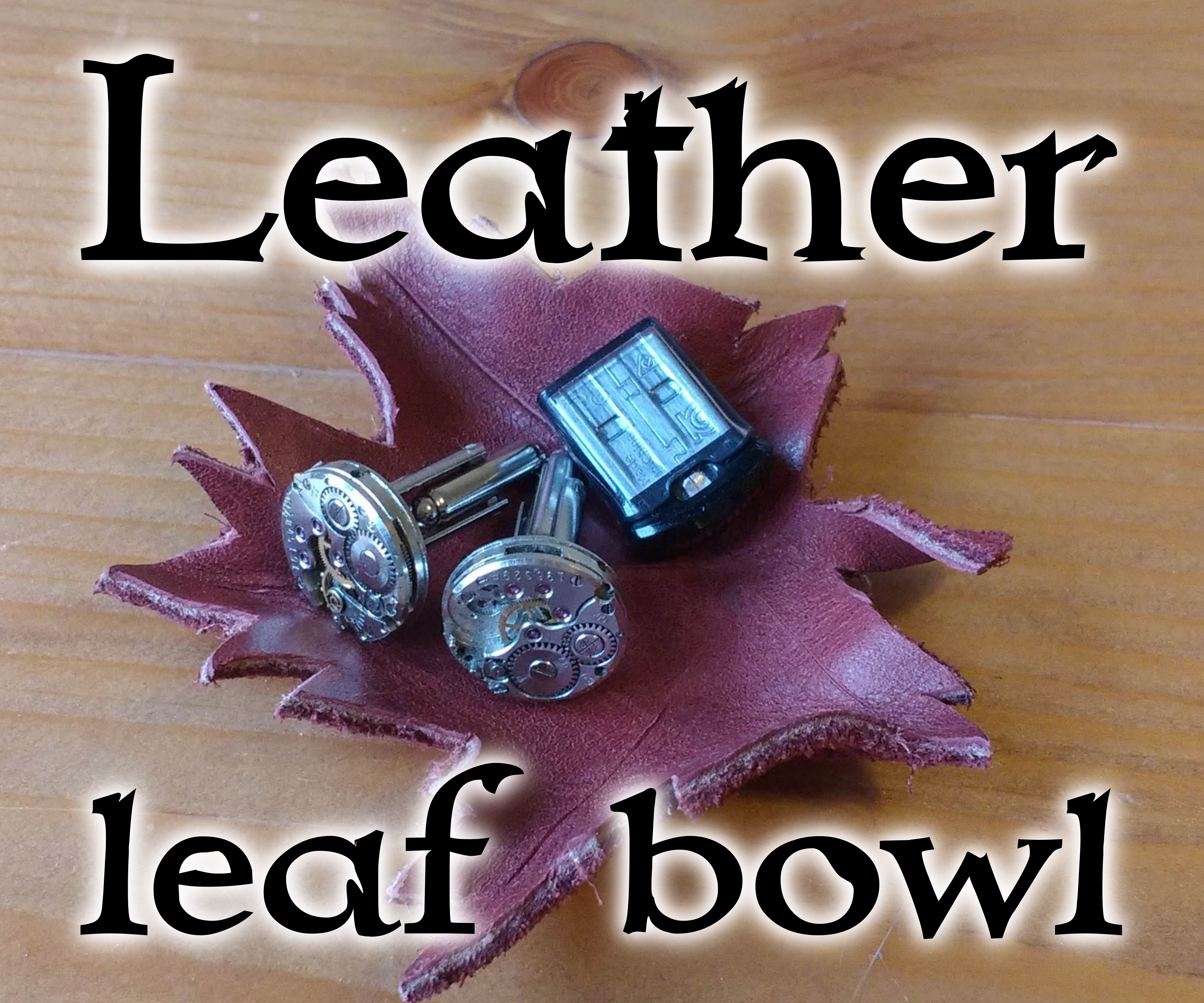 Leather Leaf Bowl