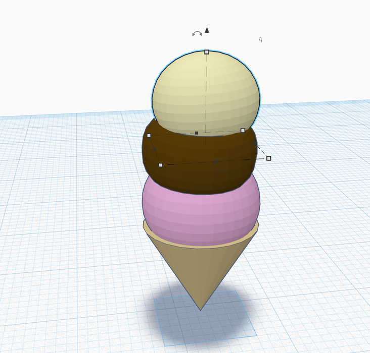 How to Make an Ice Cream Cone With the Help With Tinkercad in Four Easy Steps(It's Not That Hard to Make and You Can 3d Print It)