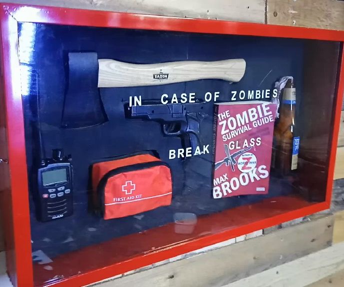 Emergency Zombie Apocalypse Survival Cabinet