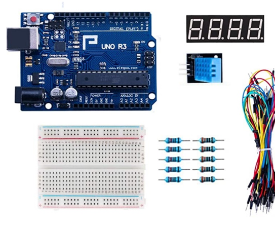 Humidity Temperature 4 Digit 7 Segment Kit