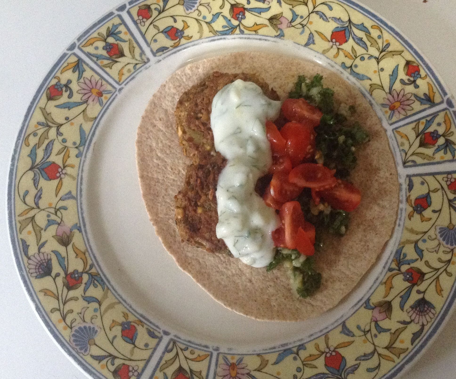 Falafel Dinner, Without Food Processor