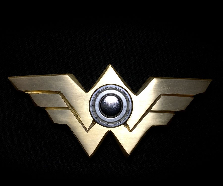 Solid Brass Wonder Woman Fidget Spinner