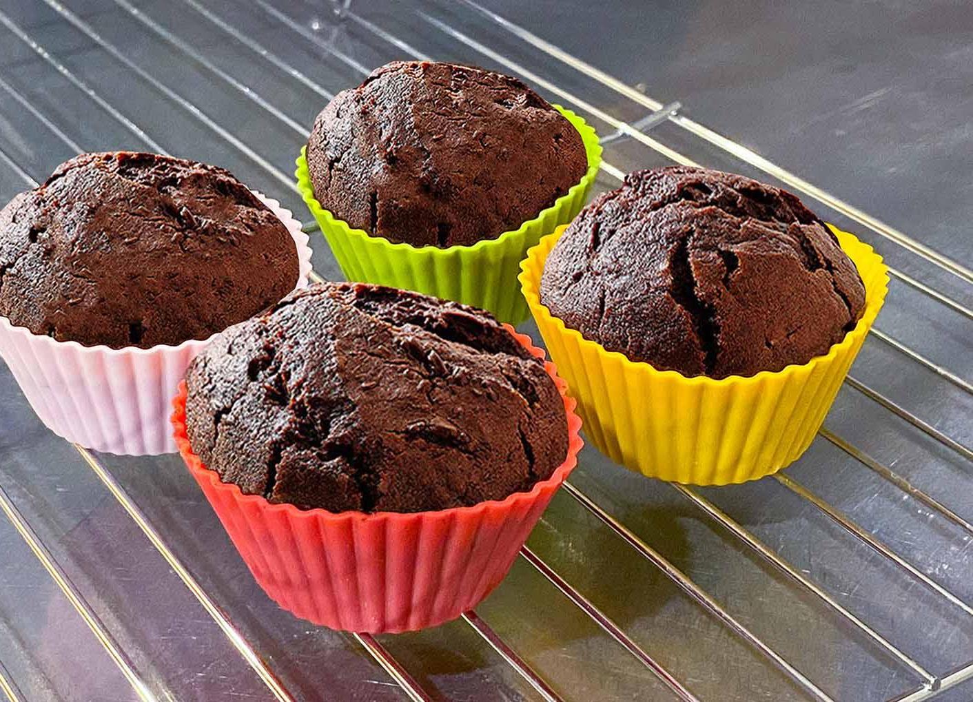 Easy Air Fryer Recipe – Double Chocolate Muffins