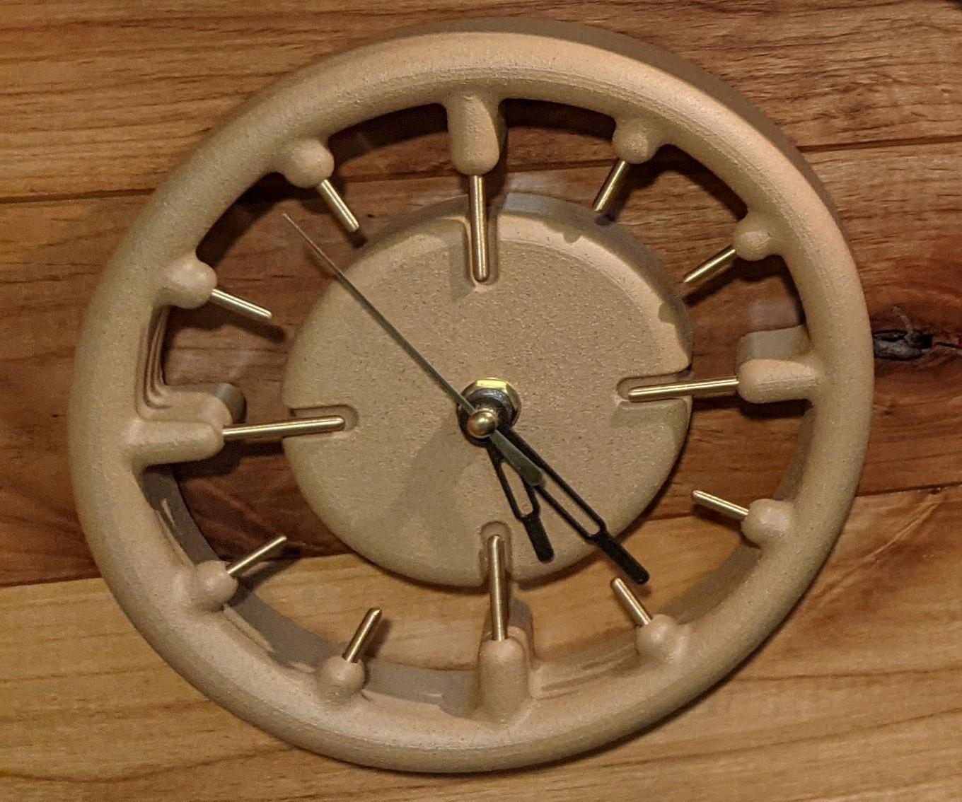 Floating 3D Printed Clock