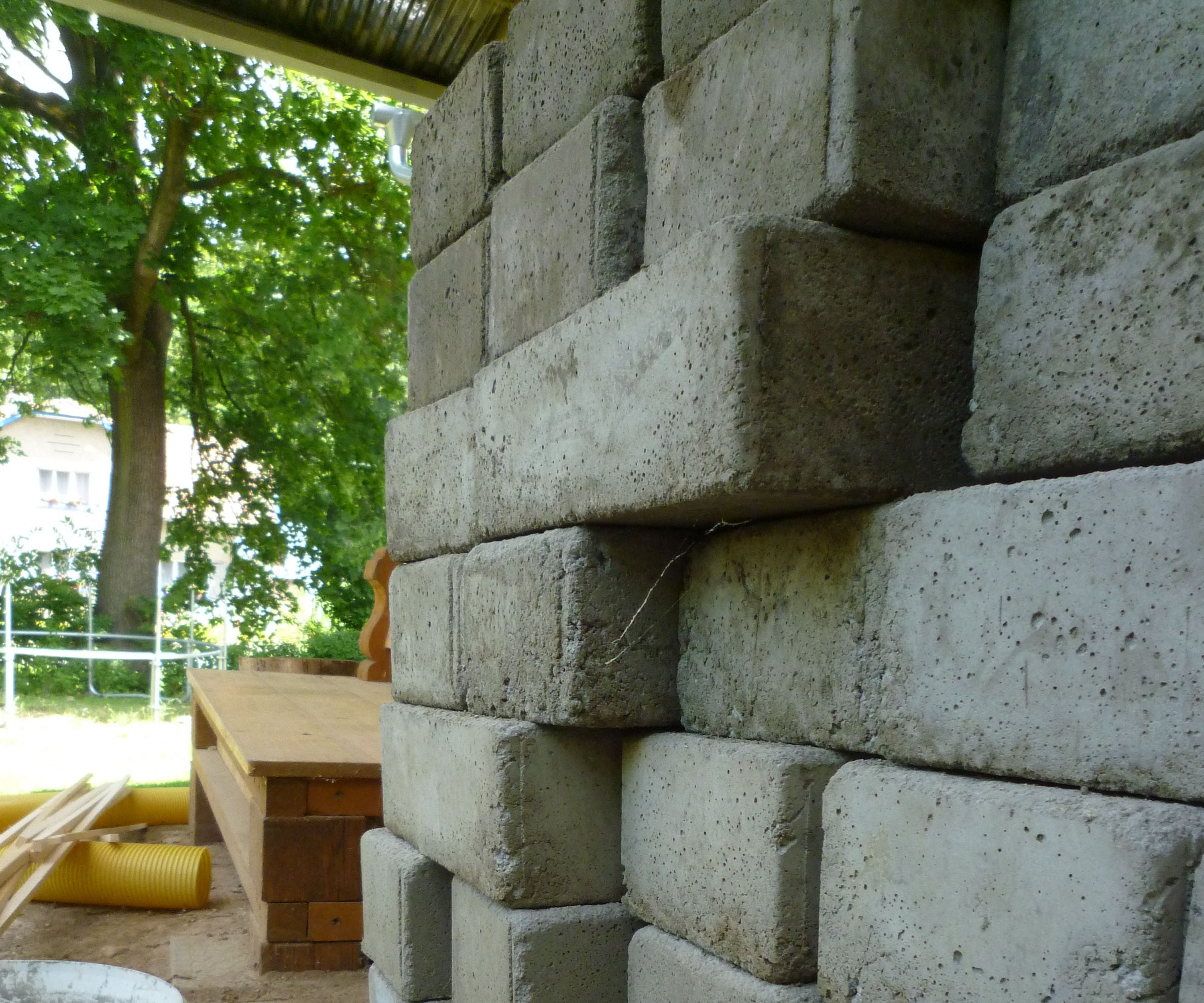 Concrete Brick Casting