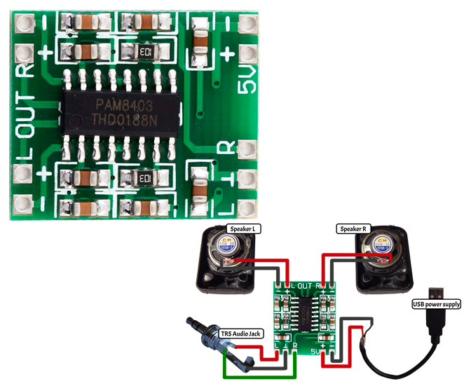 How to Use PAM8403 Amplifier Board?