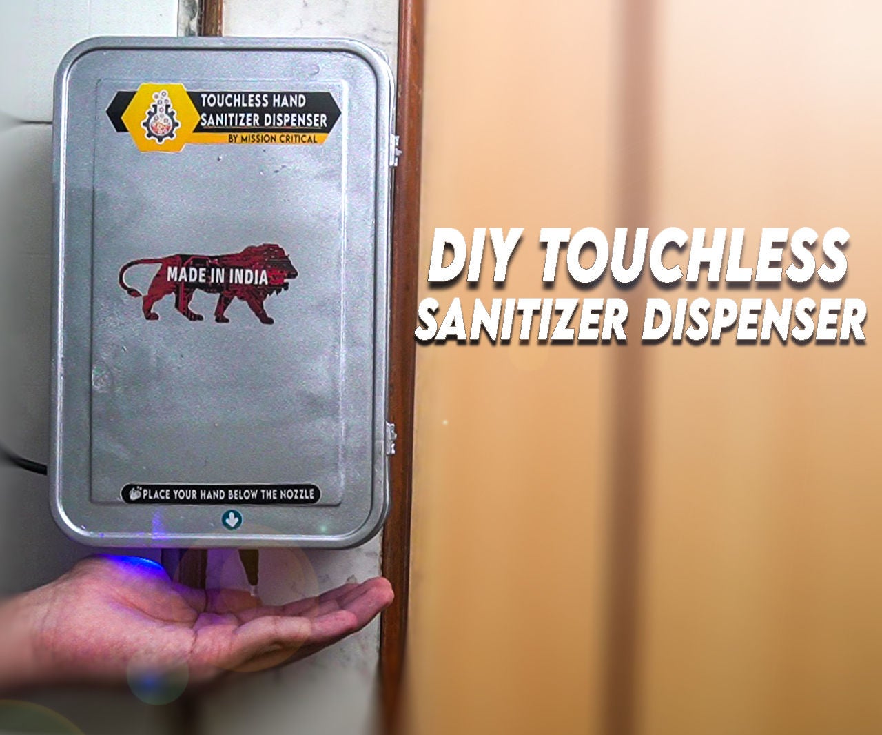 Diy Automatic Sanitizer Dispenser