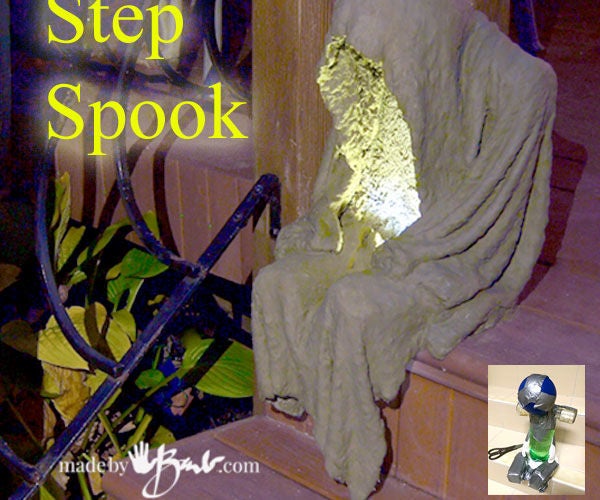 Concrete Lighted Step Spook