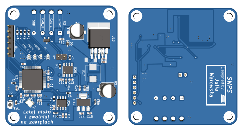 Steering Wheel Position Sensor PCB