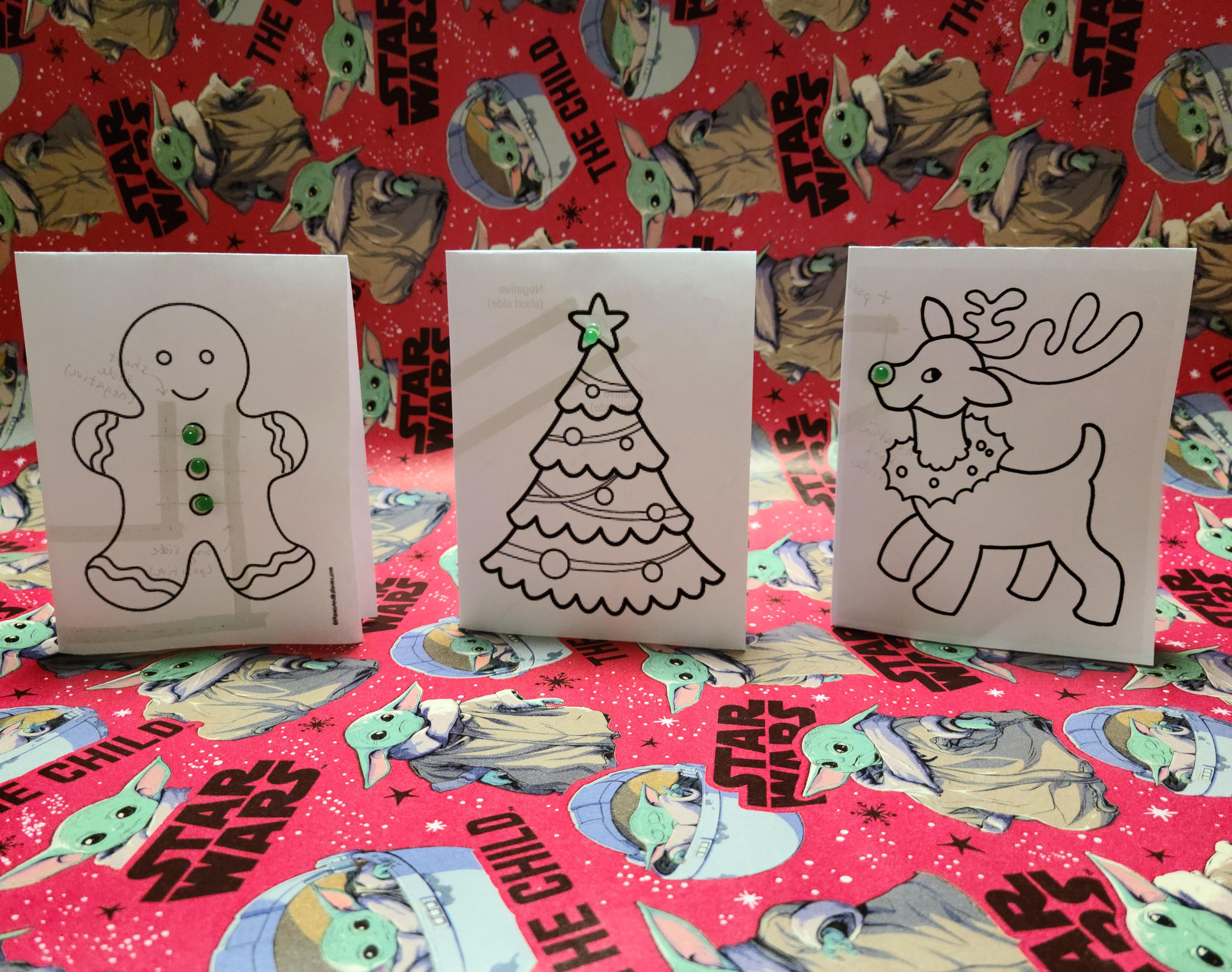 Light-up Christmas Cards