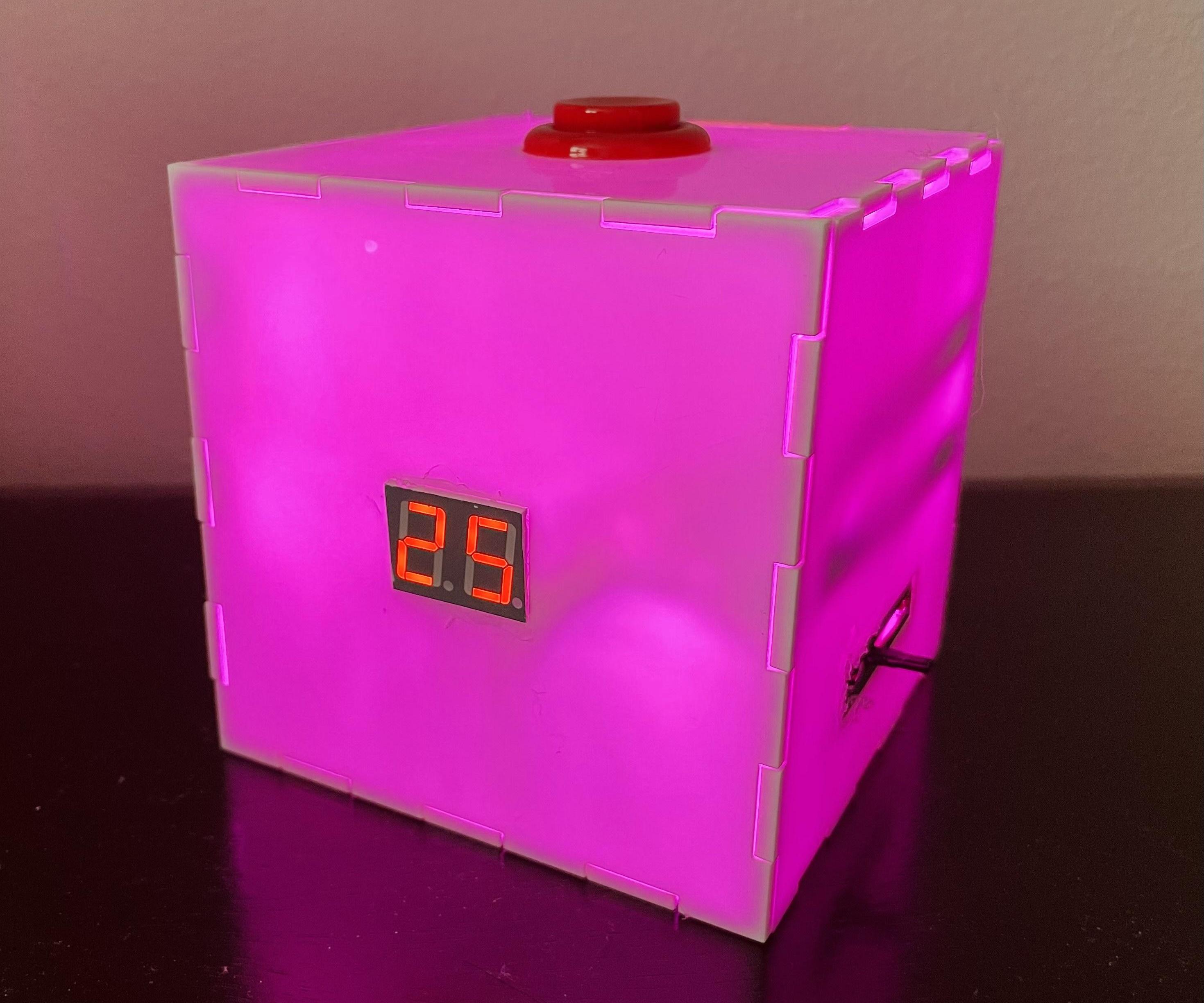 Multicolored Light-Up Countdown Timer for Studying