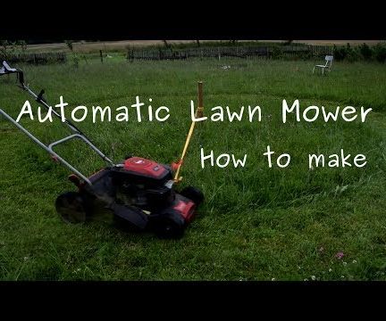 Automatic Lawn Mowing (Cutting Grass Into Circles)