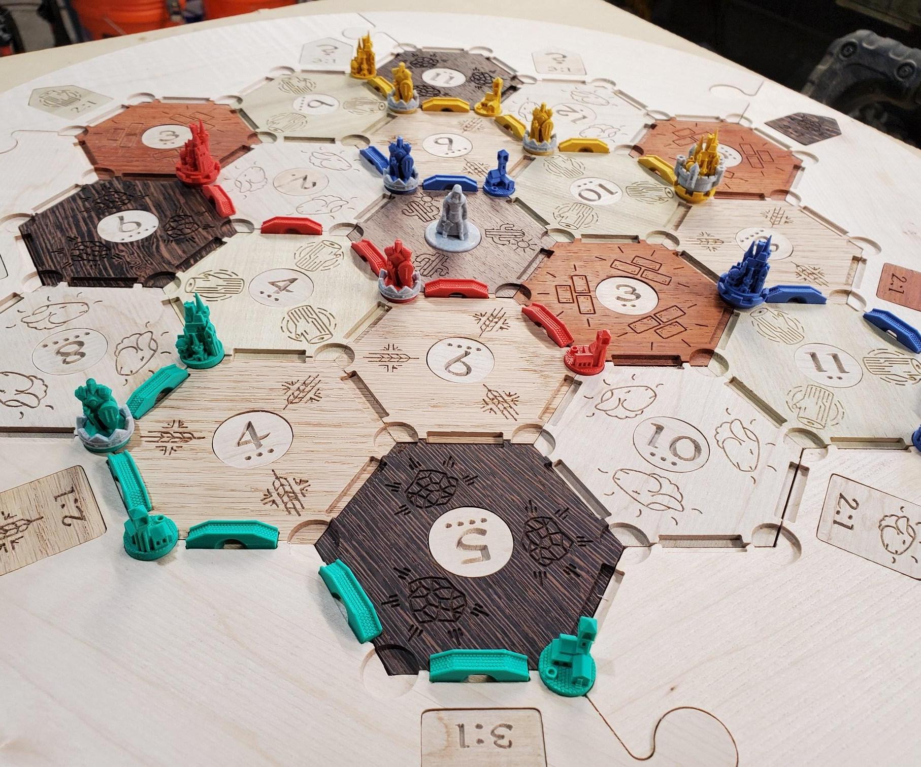 CNC Catan Board