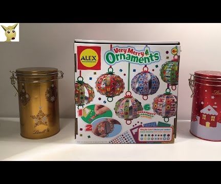 DIY Christmas Ornaments From Alex Toys