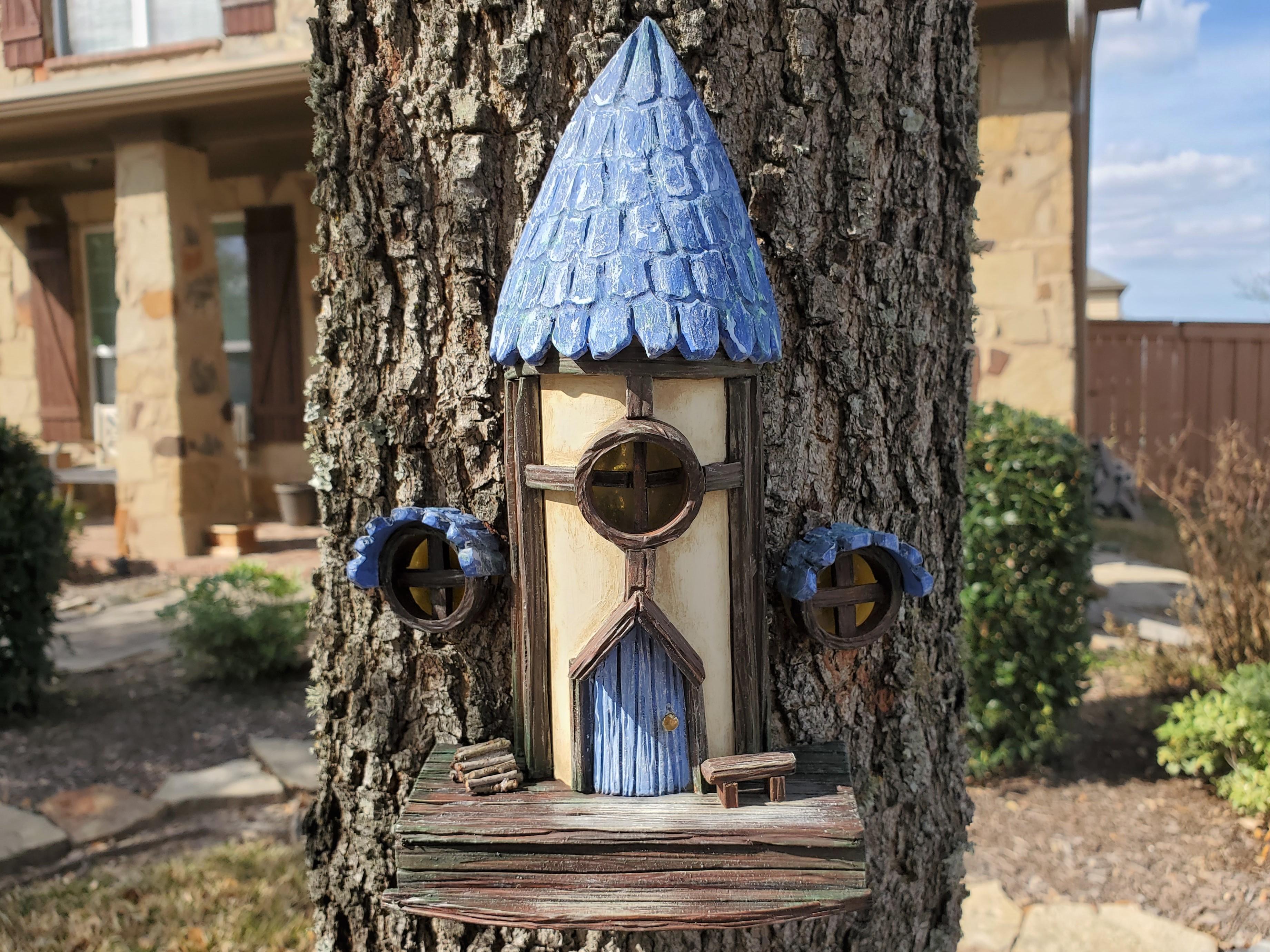 Fairy House Made From Scrap PVC