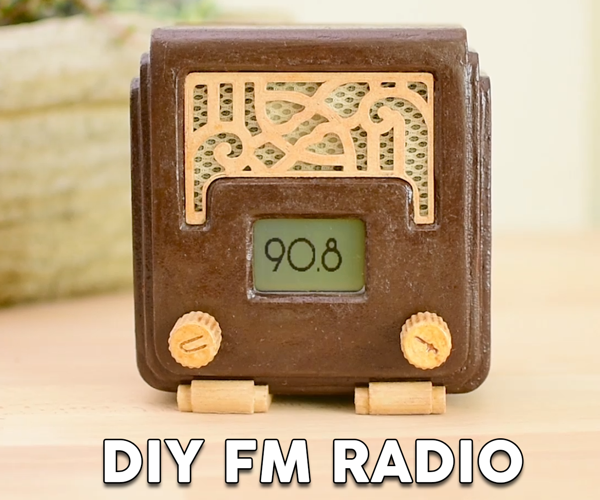 Art Deco FM Radio Project Using Arduino