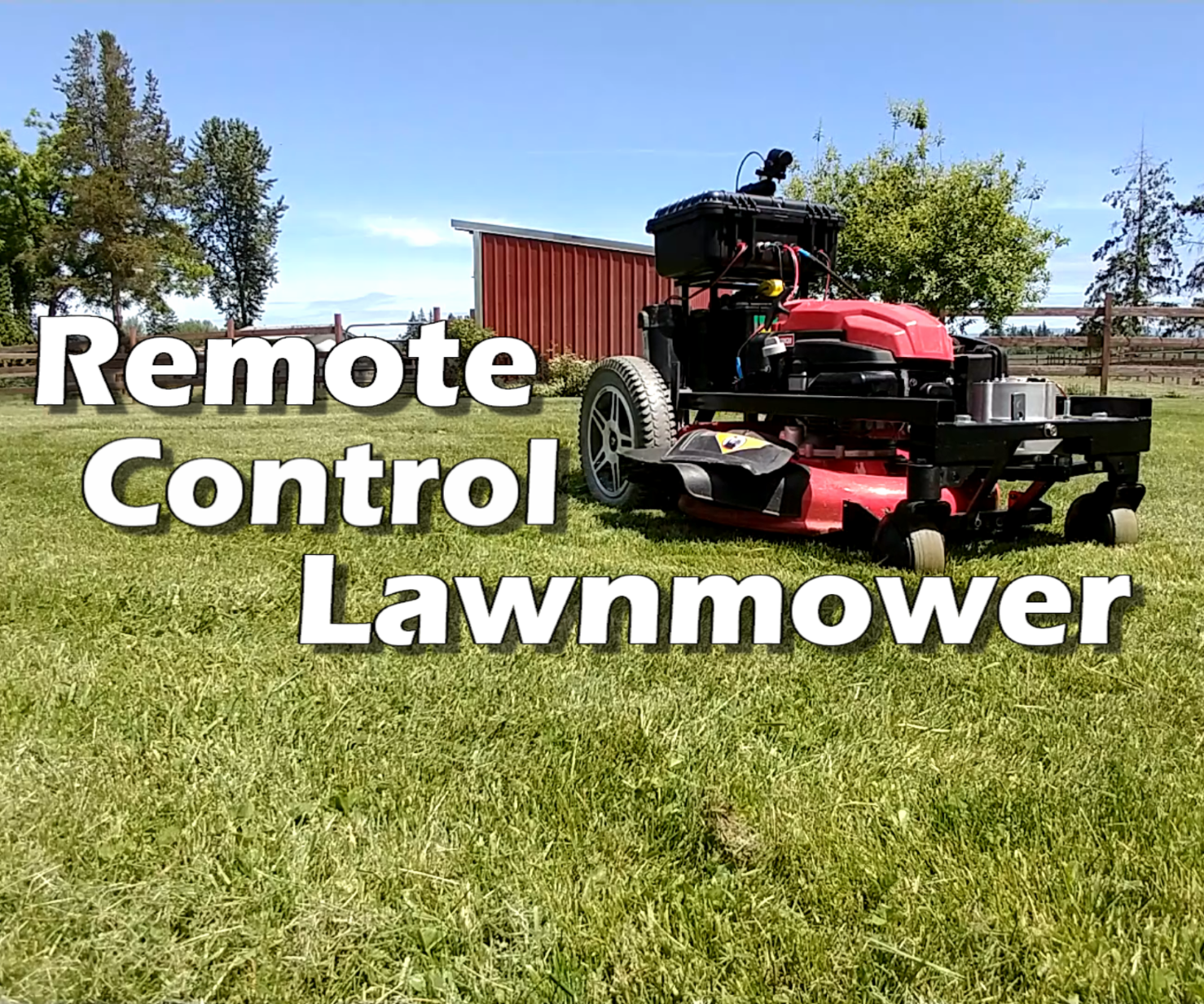 Remote Control Lawn Mower