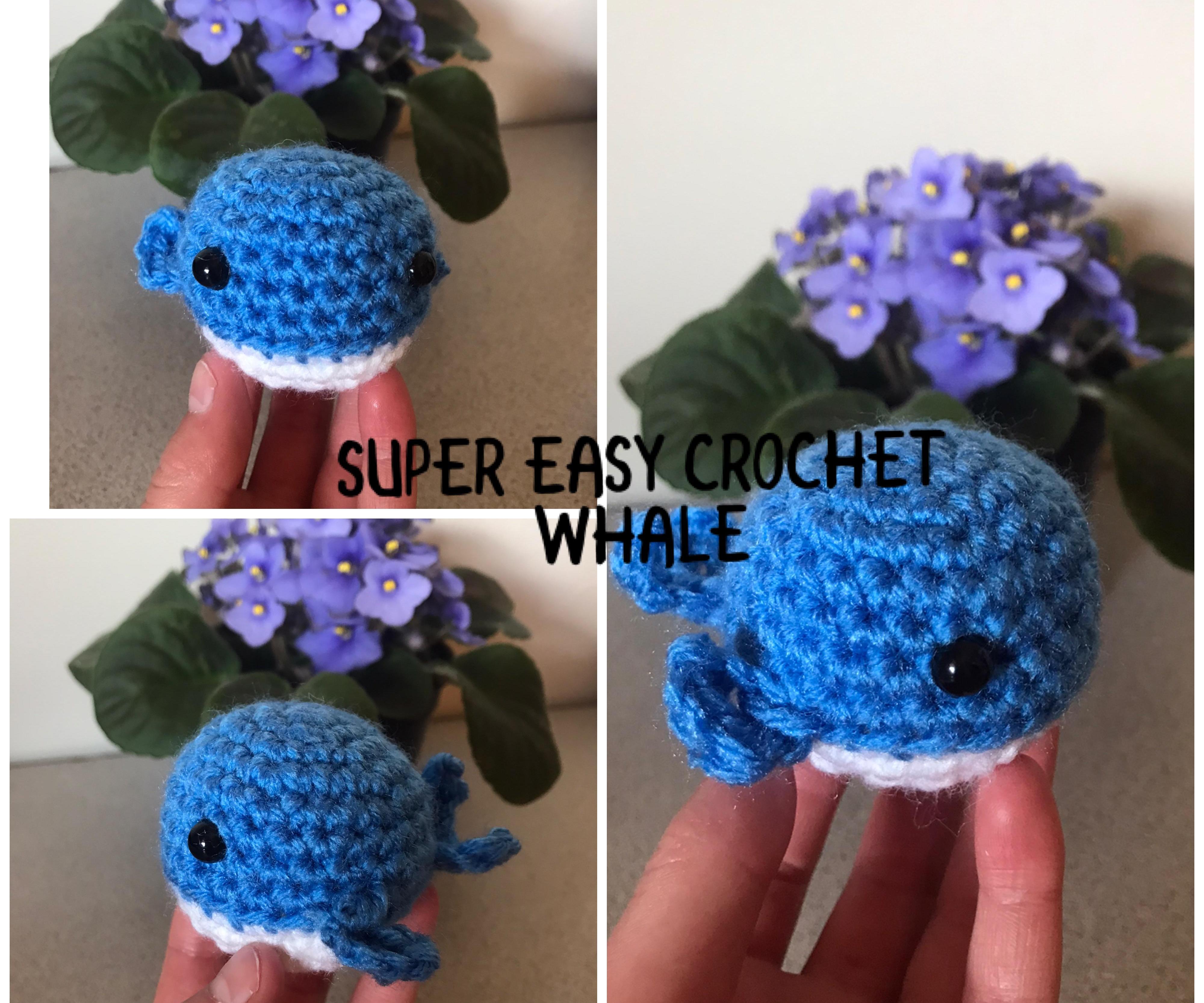 EASY CROCHET WHALE PATTERN