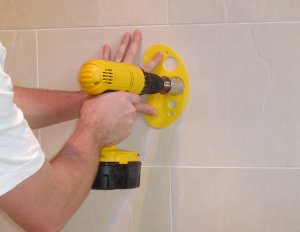 Drilling Holes in Hard Porcelain Tiles With Diamond Drill Bits Holesaws Granite and Marble