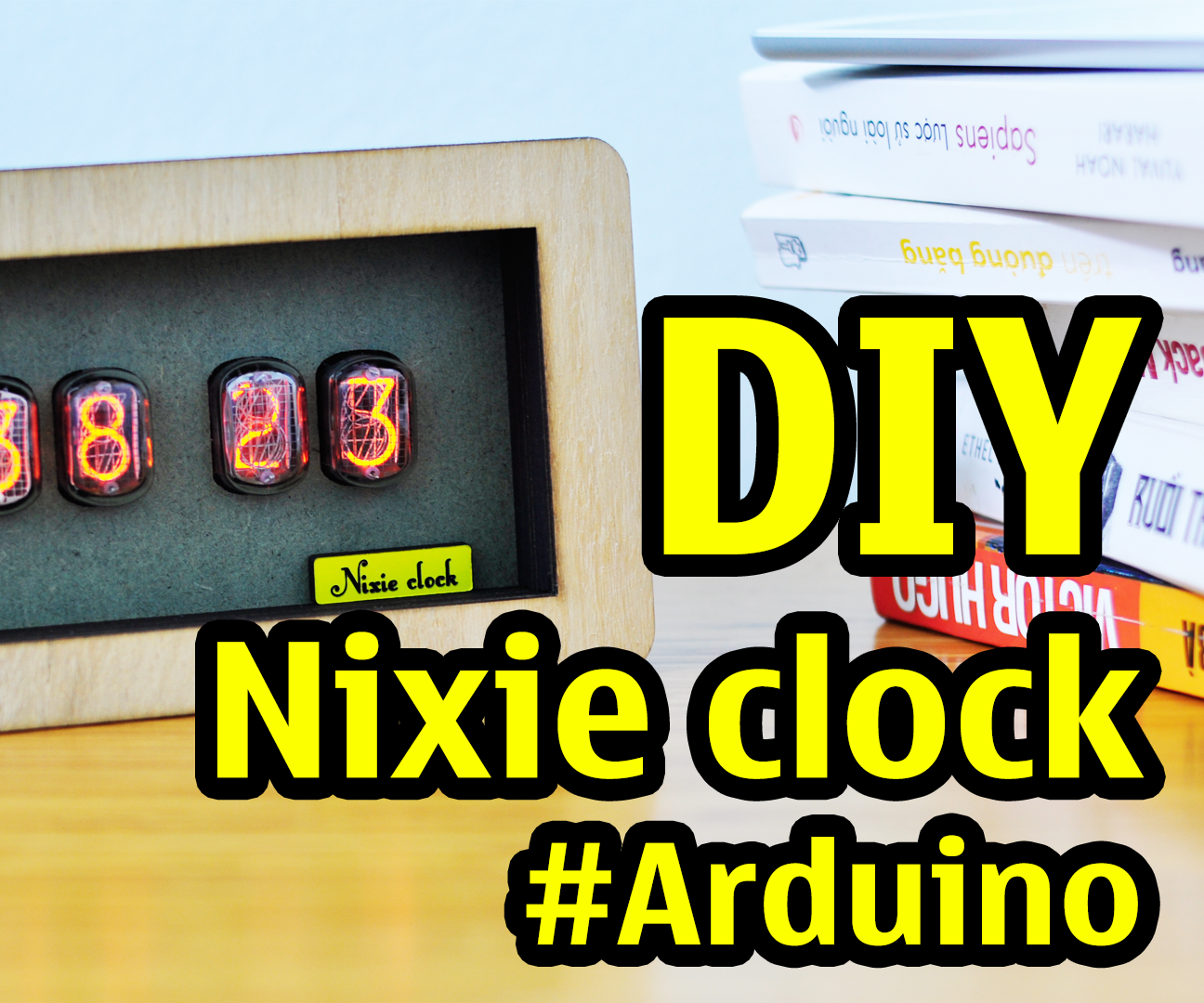 Make Nixie Clock With Arduino in MDF Wood Case