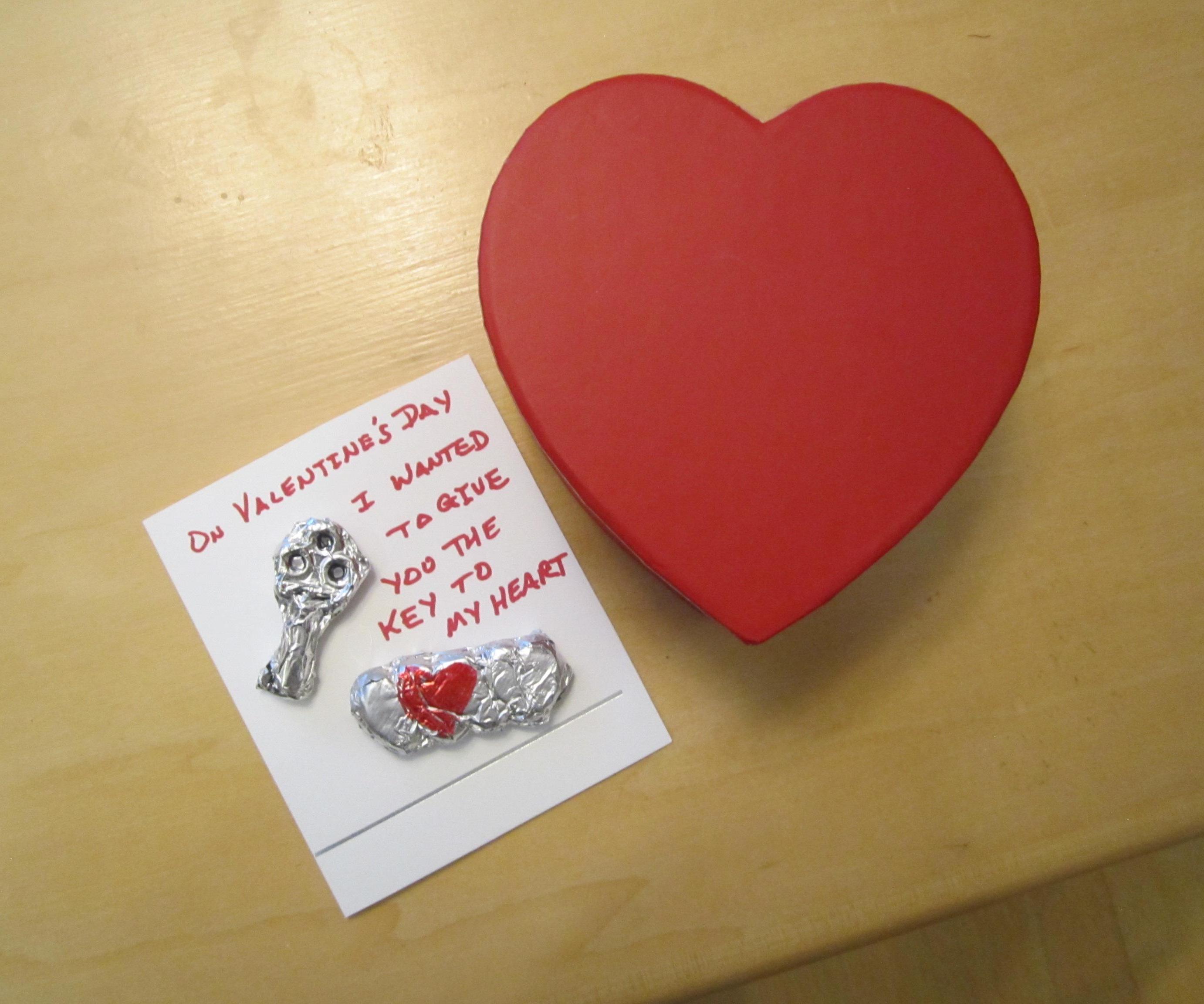 Custom Chocolate Valentine Card