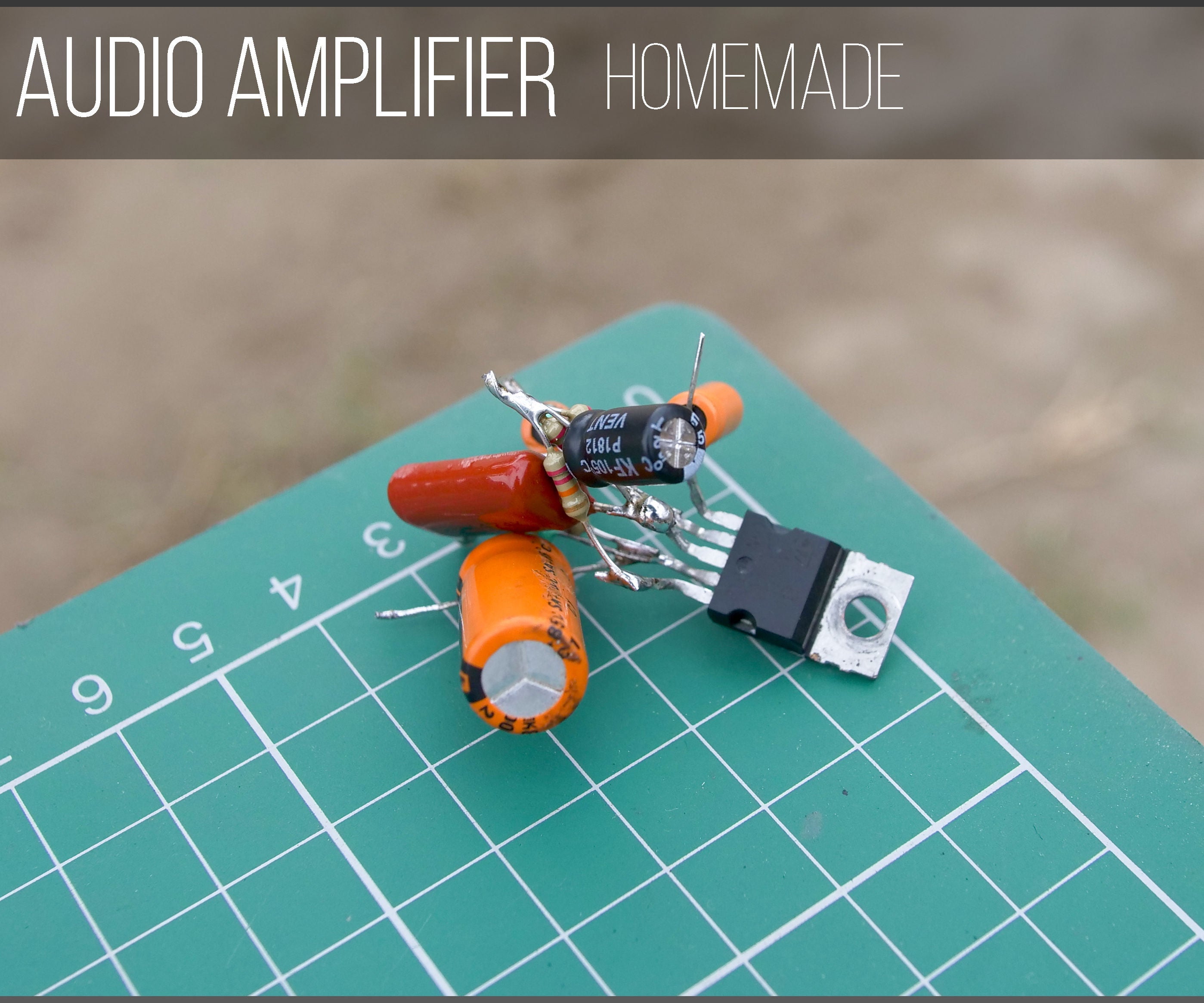 DIY Super Simple Audio Amplifier 