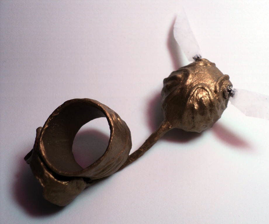 Harry Potter Golden Snitch Motorized Wing Ring