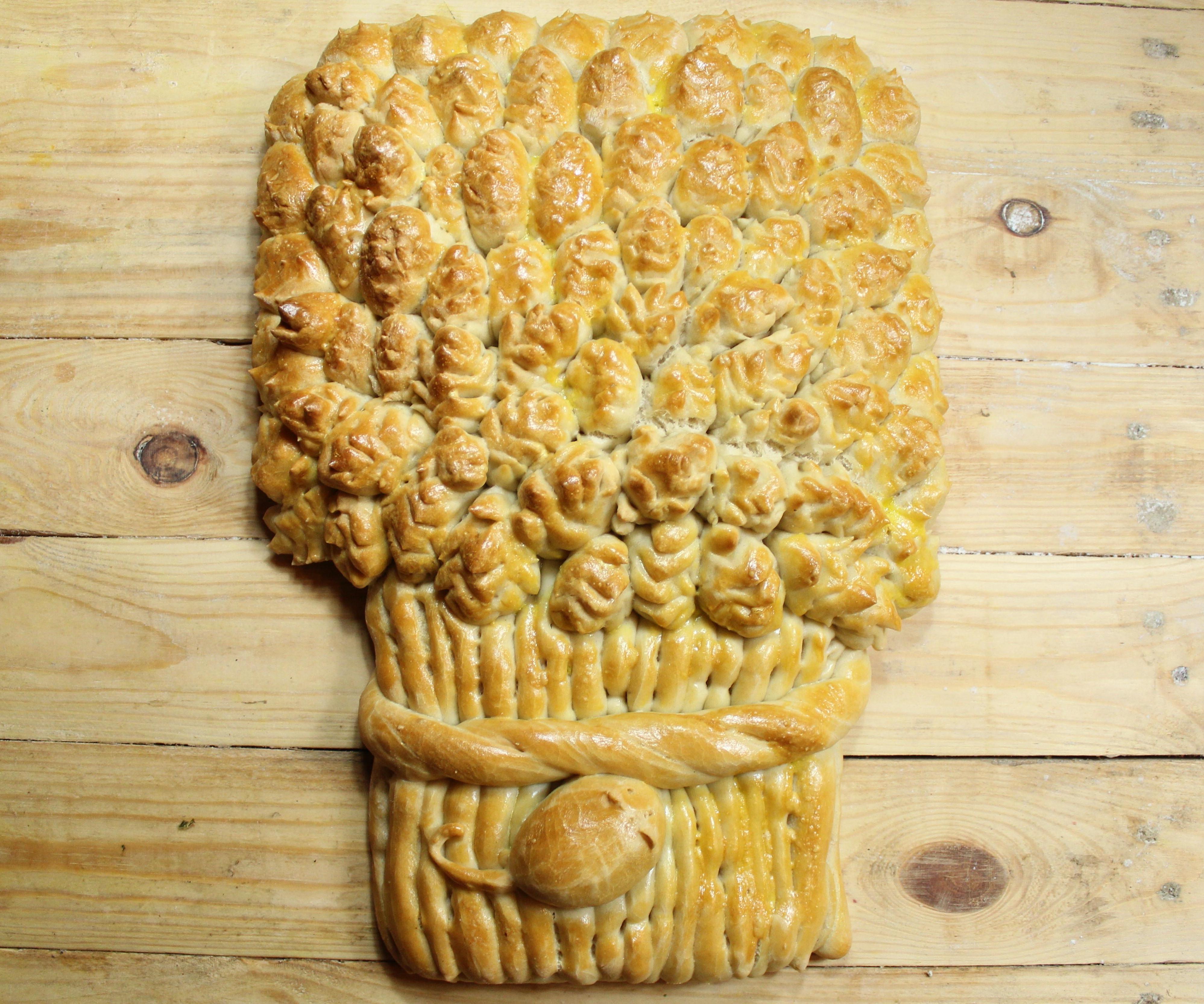 Lammas Loaf - Harvest Wheatsheaf - Wedding Breakfast Bread - Chic Kitchen Hanging