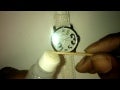 WRISTWATCH REPAIR: How to Repair a Watch When a Stone, Gem, Crystal, Diamond, Has Fallen Out