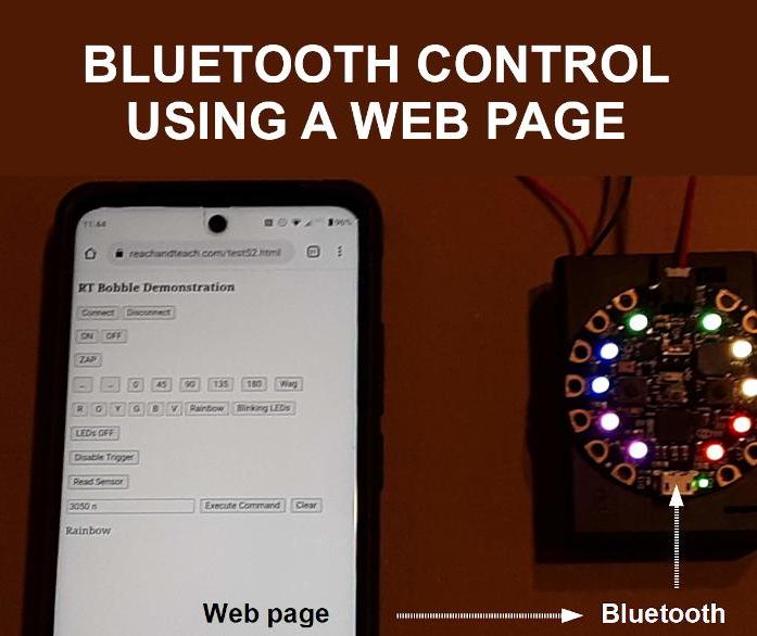 Bluetooth Control With a Web Page