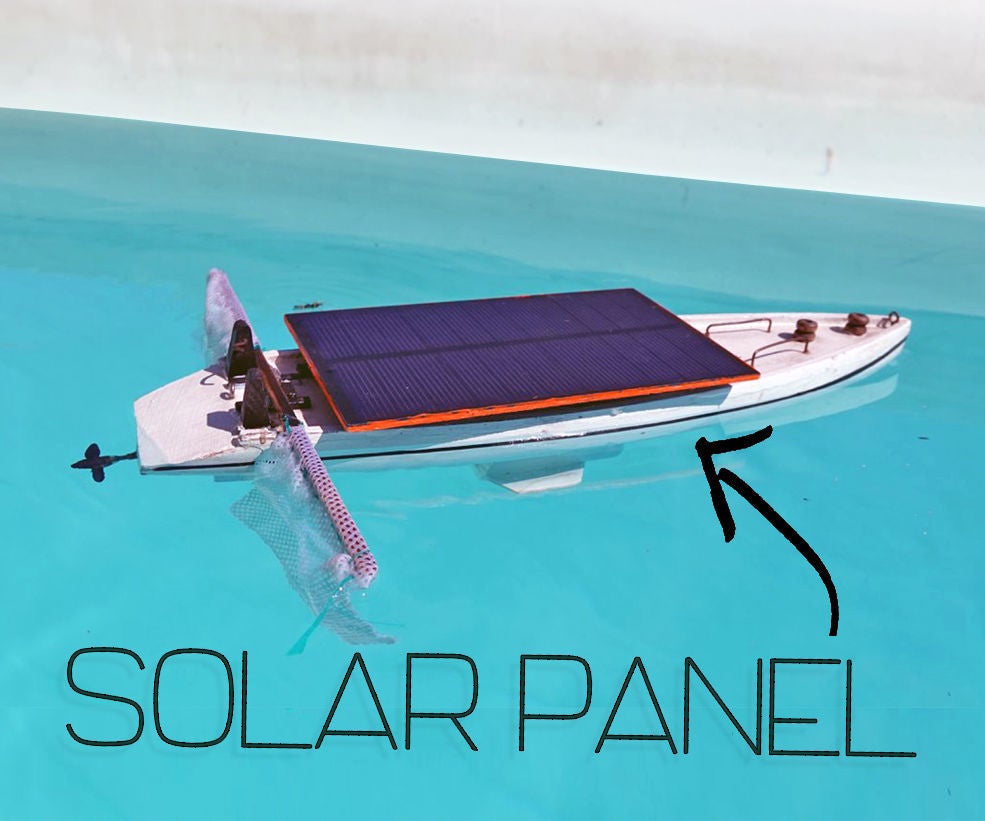 Solar Panel Boat for Life Rescue