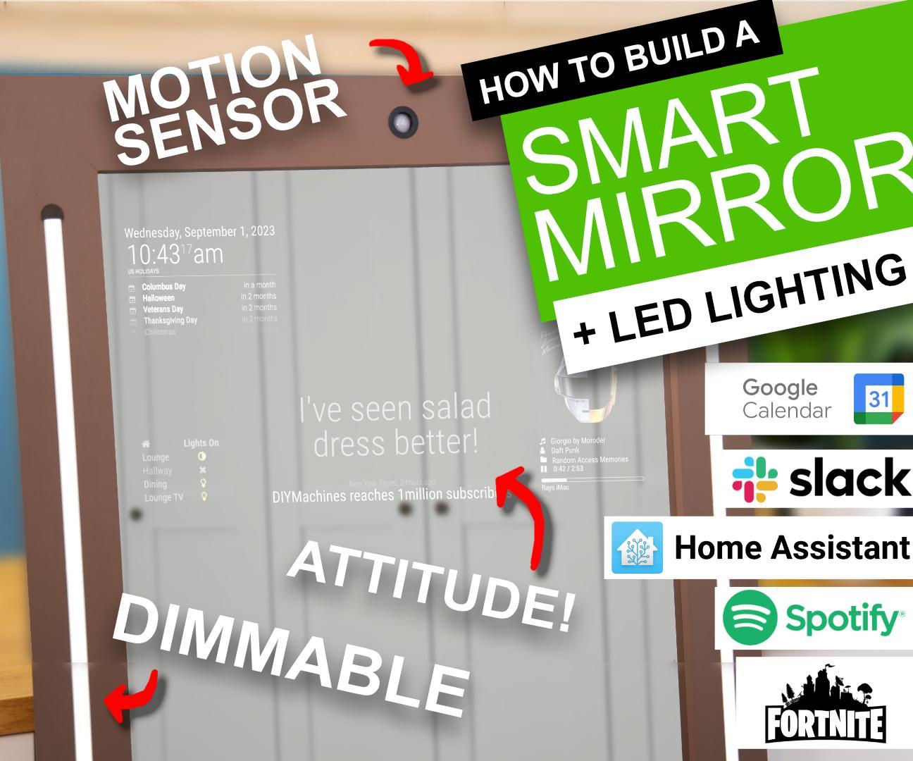 Build a DIGITAL MAGIC MIRROR