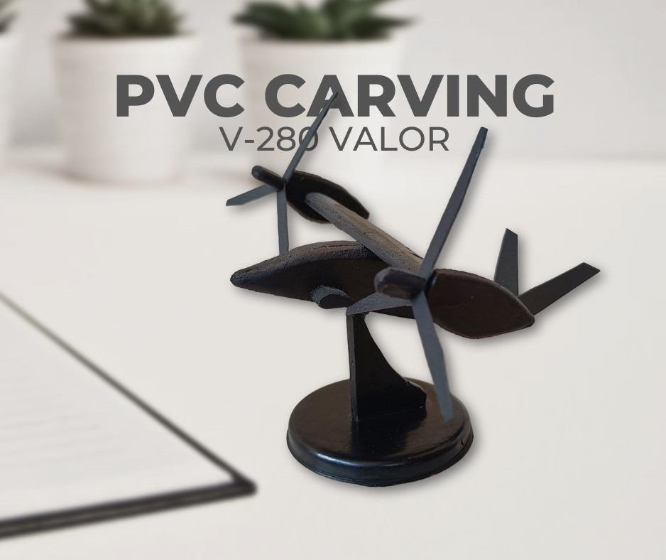 Miniature Aircraft Sculpting From PVC Board