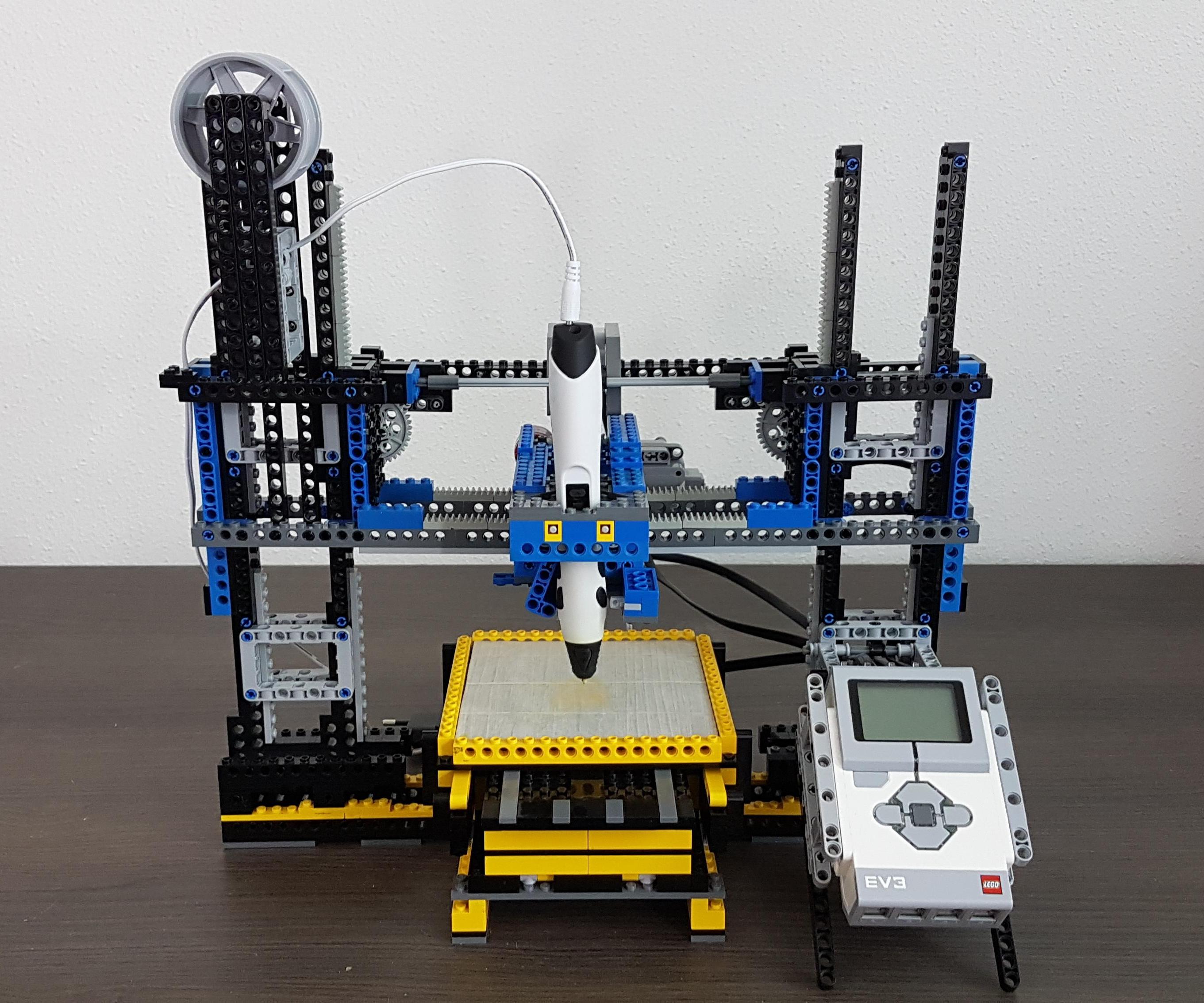 LEGO 3D Printer Using 3D Models