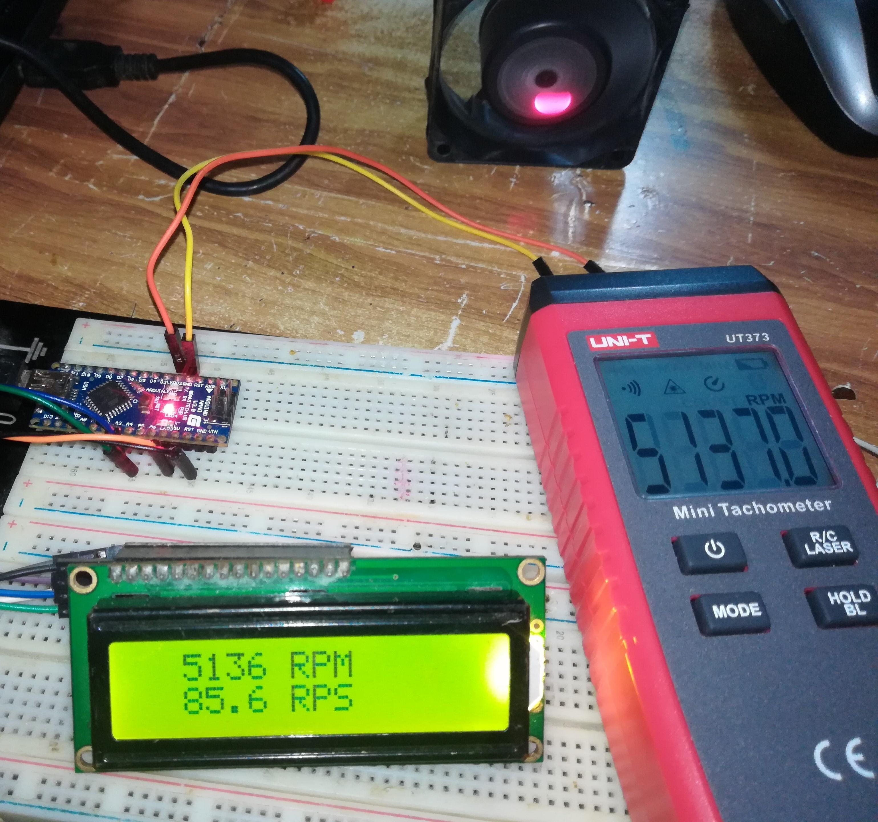 Hack a UT373 Mini Tachometer and Connect It to an Arduino