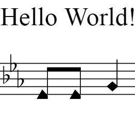 How to Print Shape Note Music