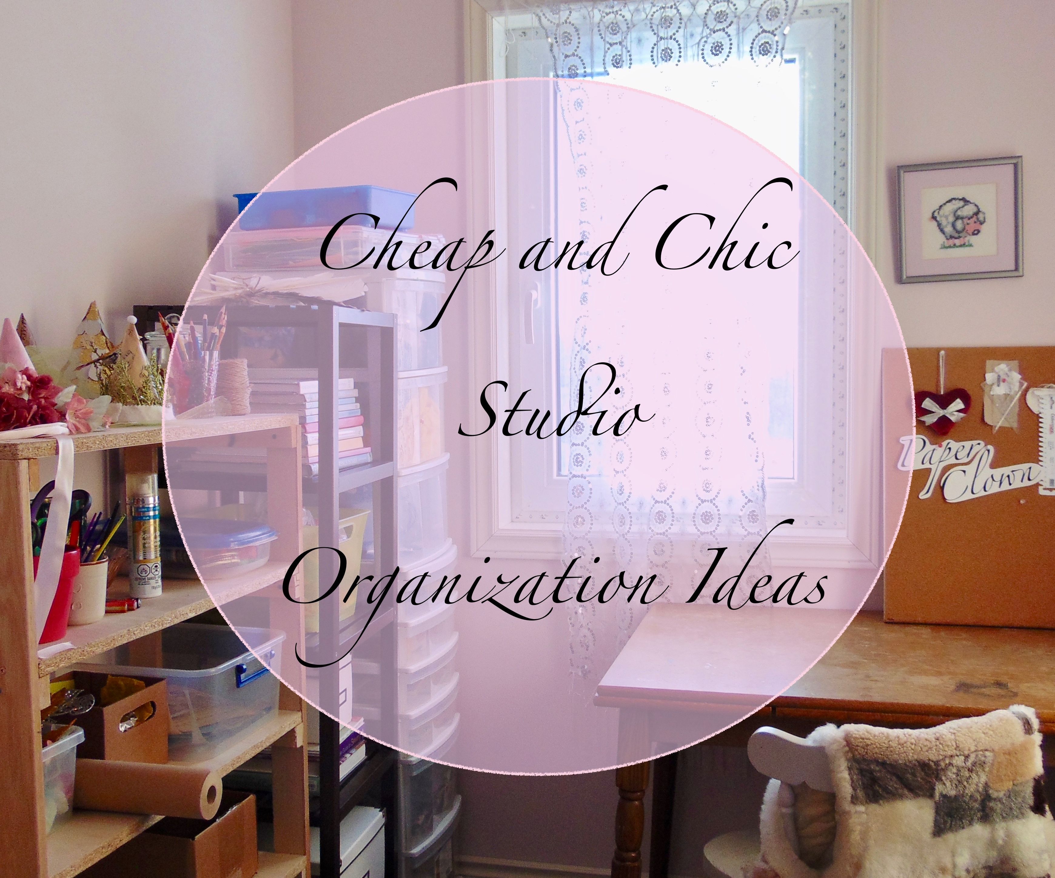 Studio Organization Ideas