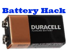 Turn a 9 Volt Battery Into 6 AAA Batteries in Under 2 Minutes (video)