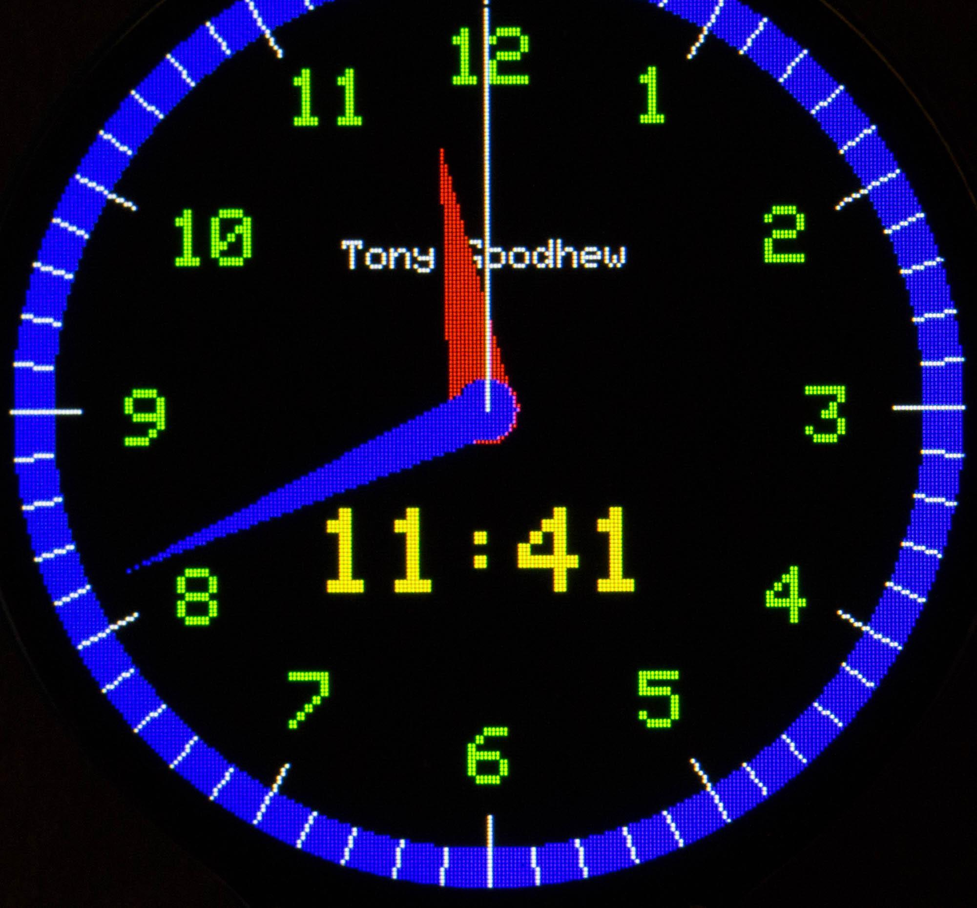 Digital Watch Display - MicroPython