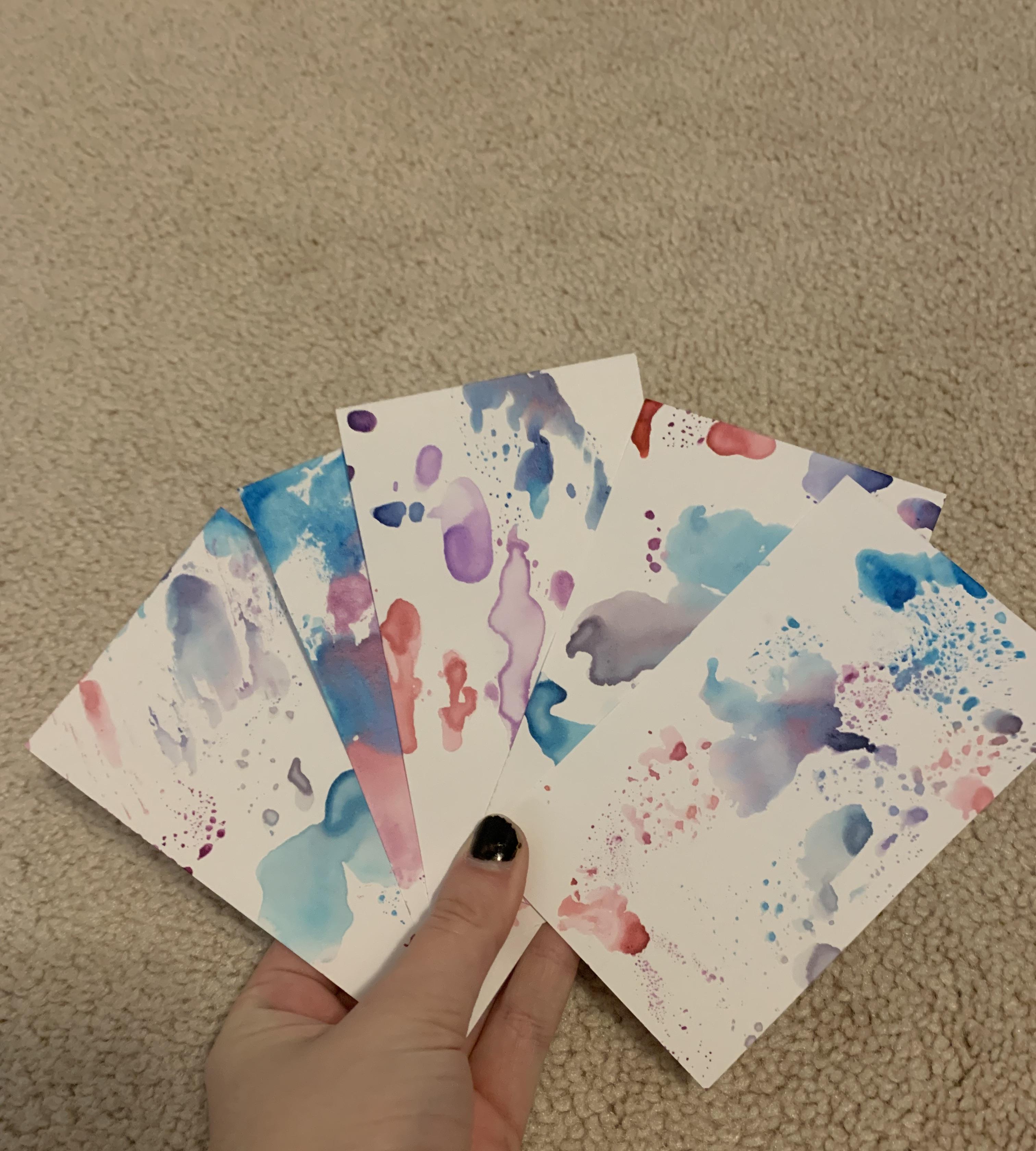 How to Make: Colorful Note Cards