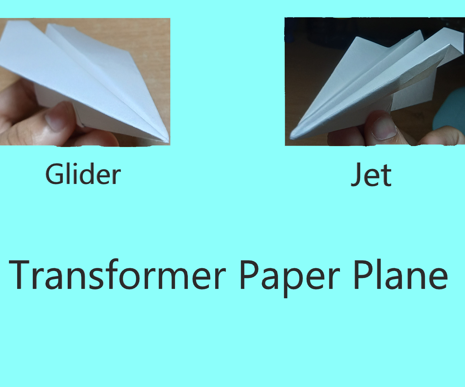 Transformer Paper Plane 