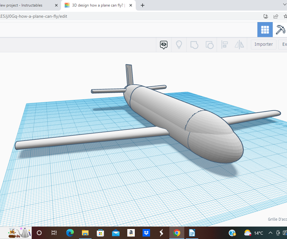 Make a 3D Plane and Explain How It Flies. Fabriquer Un Avion 3D Et Explique Comment Il Vole.