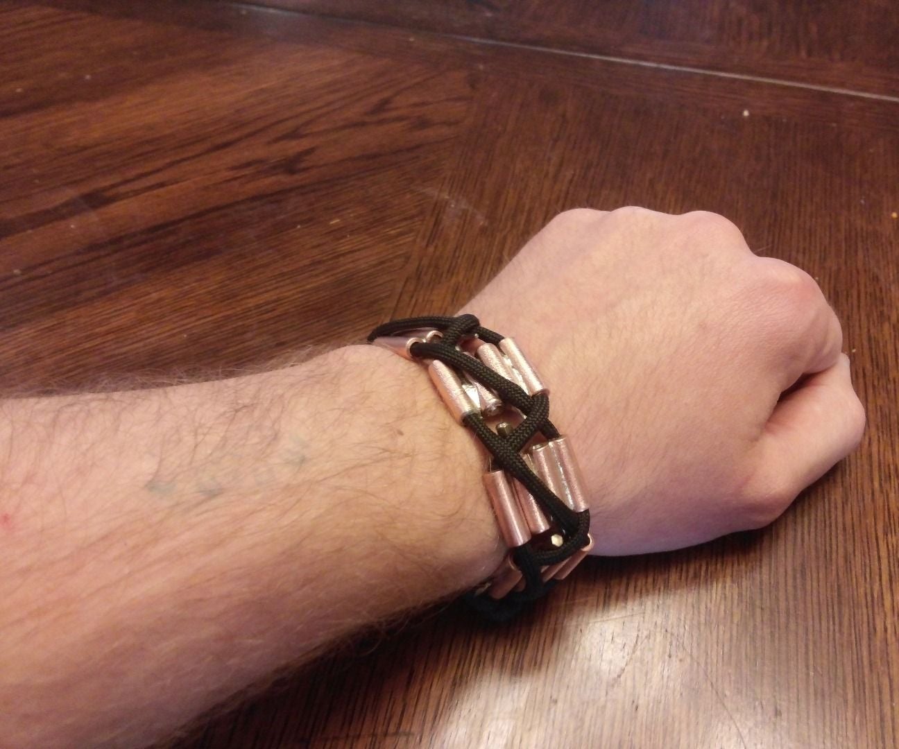Wrist Multi-Tool of Copper and Paracord